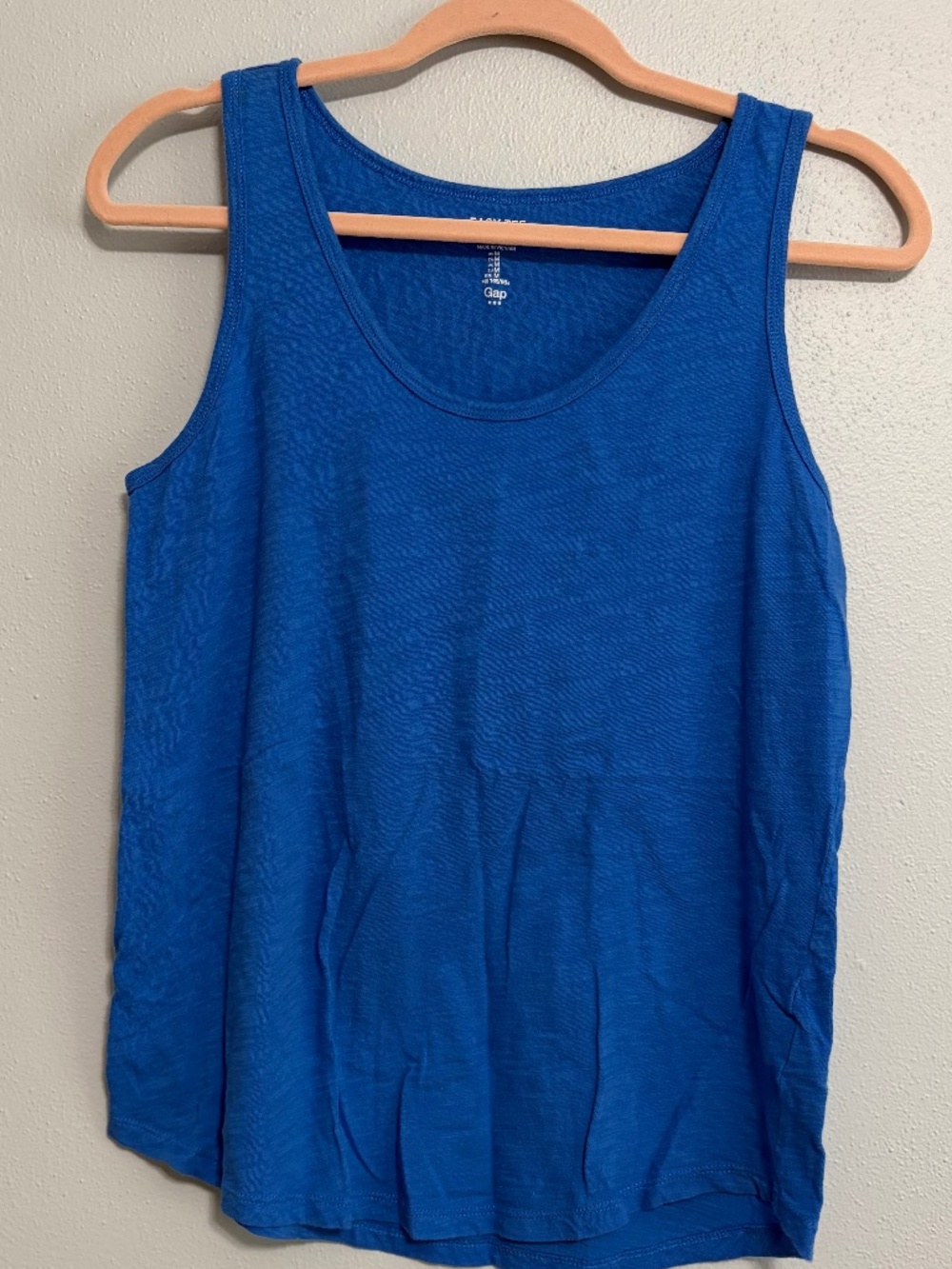 Gap blue sleeveless tank size medium